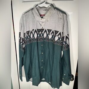Vintage Men’s Pure Country XL Long Sleeve Button Shirt Western Cowboy Rare
